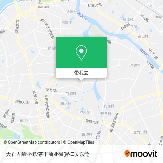 大石古商业街/茶下商业街(路口)地图