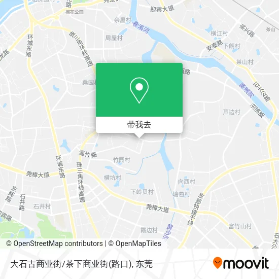 大石古商业街/茶下商业街(路口)地图