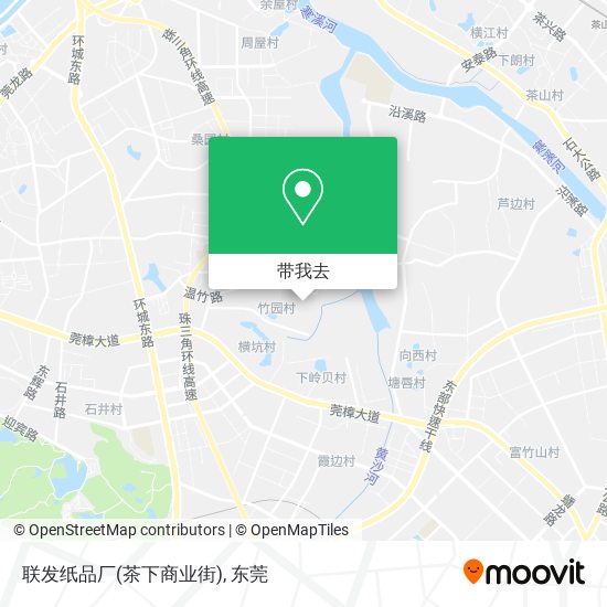 联发纸品厂(茶下商业街)地图