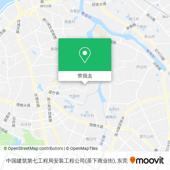 中国建筑第七工程局安装工程公司(茶下商业街)地图