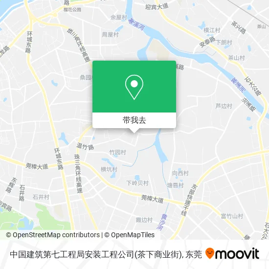 中国建筑第七工程局安装工程公司(茶下商业街)地图
