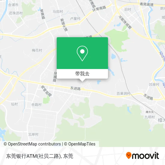 东莞银行ATM(社贝二路)地图