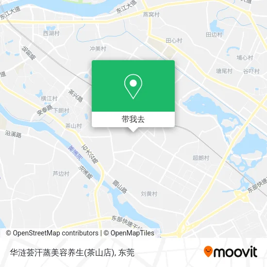 华涟荟汗蒸美容养生(茶山店)地图