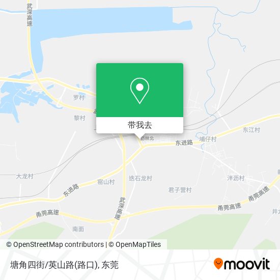 塘角四街/英山路(路口)地图