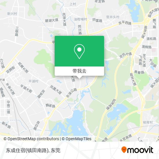 东成住宿(镇田南路)地图