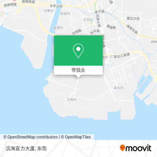 滨海富力大厦地图