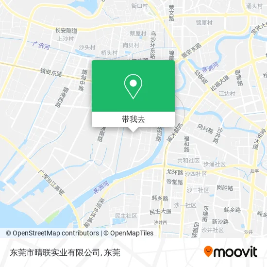 东莞市晴联实业有限公司地图