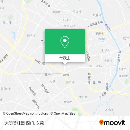 大朗碧桂园-西门地图