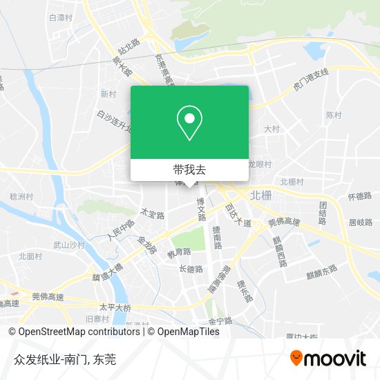众发纸业-南门地图