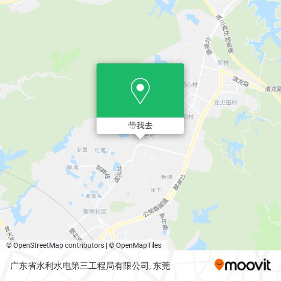 广东省水利水电第三工程局有限公司地图