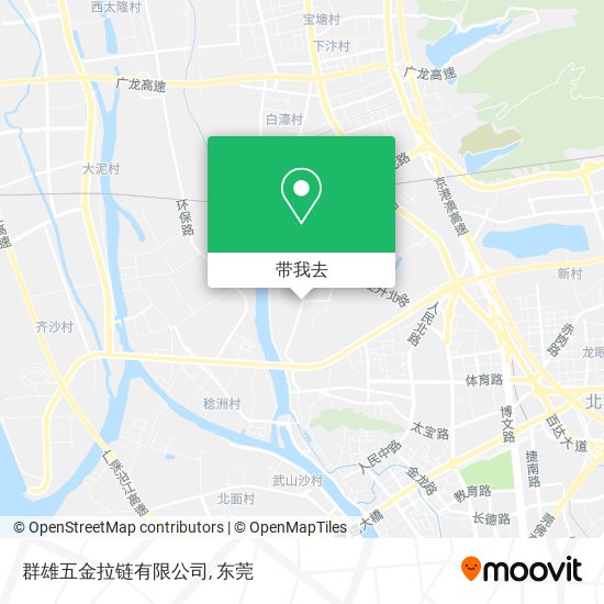 群雄五金拉链有限公司地图