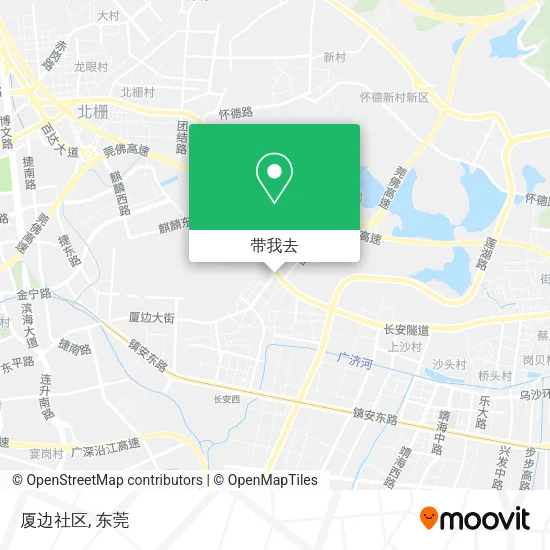 厦边社区地图