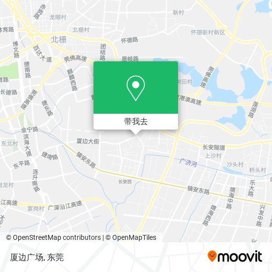厦边广场地图