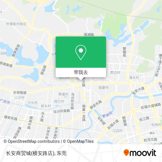 长安商贸城(横安路店)地图
