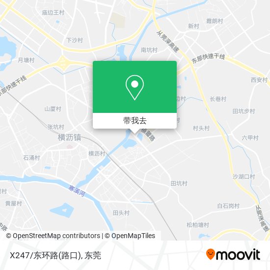 X247/东环路(路口)地图