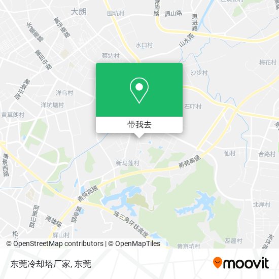 东莞冷却塔厂家地图