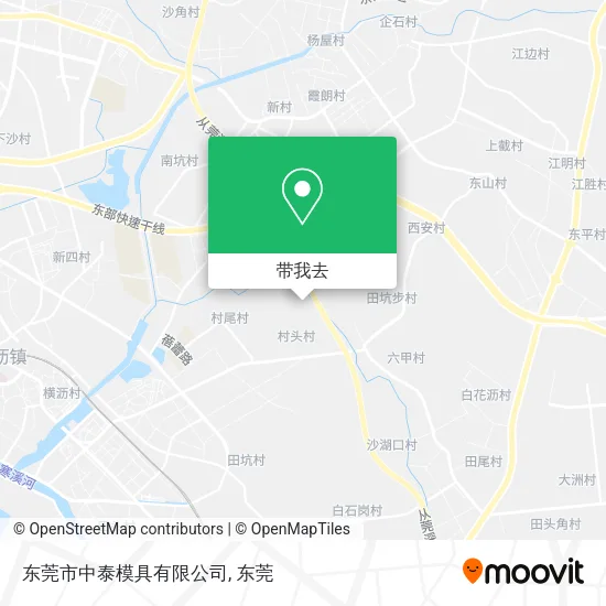 东莞市中泰模具有限公司地图