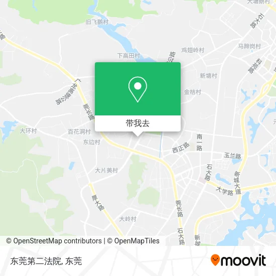 东莞第二法院地图