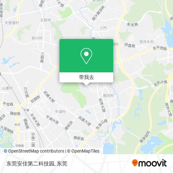 东莞安佳第二科技园地图