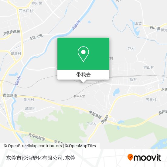 东莞市沙泊塑化有限公司地图