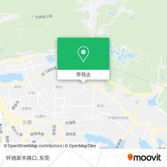 怀德新丰路口地图