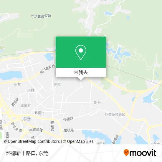 怀德新丰路口地图