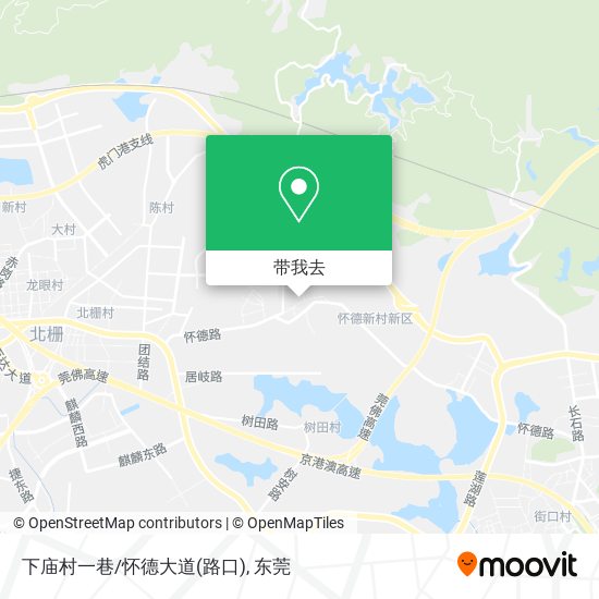 下庙村一巷/怀德大道(路口)地图