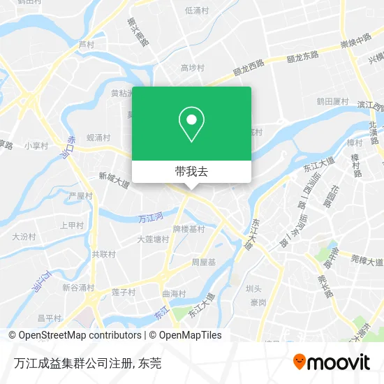 万江成益集群公司注册地图