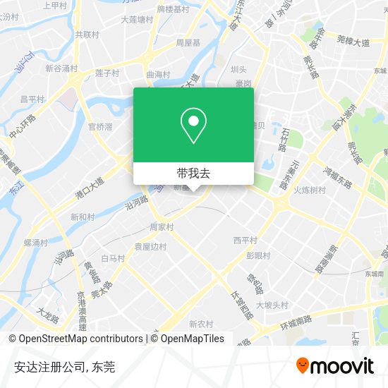 安达注册公司地图