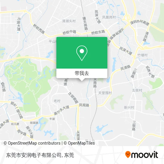 东莞市安润电子有限公司地图