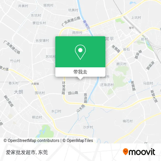 爱家批发超市地图