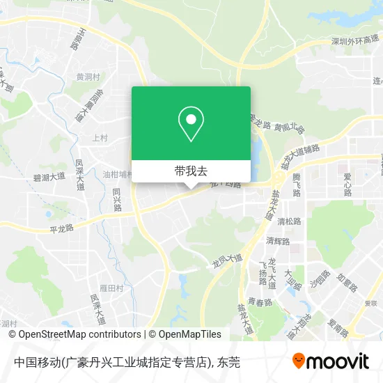 中国移动(广豪丹兴工业城指定专营店)地图