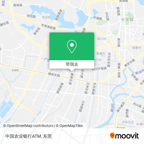 中国农业银行ATM地图