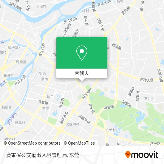 廣東省公安廳出入境管理局地图