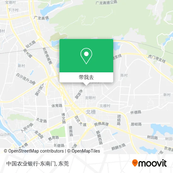 中国农业银行-东南门地图
