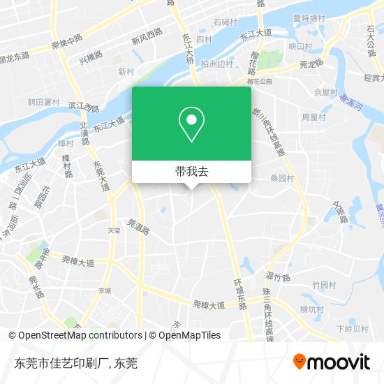 东莞市佳艺印刷厂地图