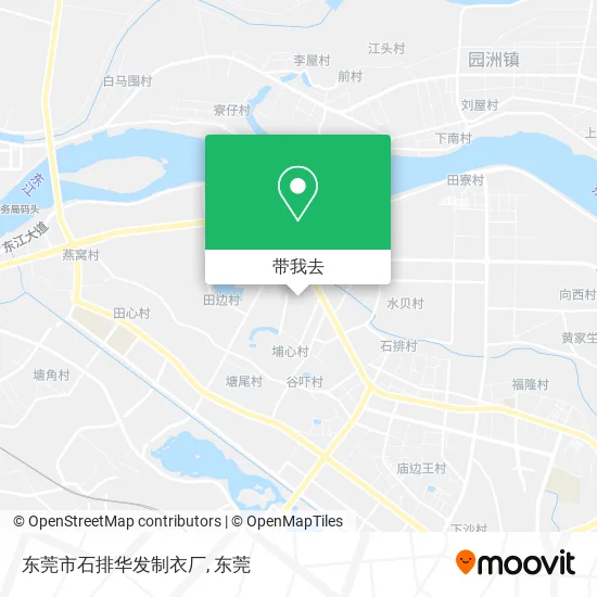 东莞市石排华发制衣厂地图
