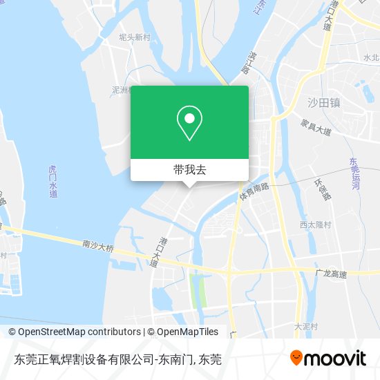 东莞正氧焊割设备有限公司-东南门地图