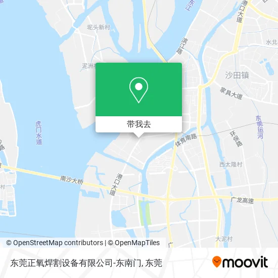 东莞正氧焊割设备有限公司-东南门地图
