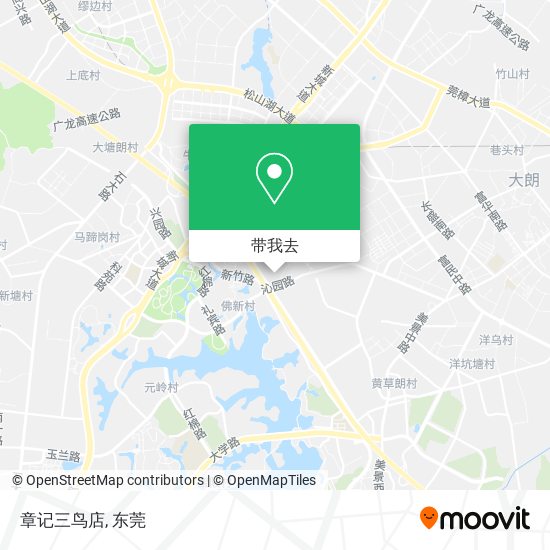 章记三鸟店地图