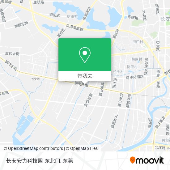 长安安力科技园-东北门地图