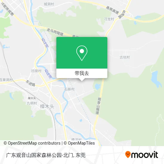 广东观音山国家森林公园-北门地图