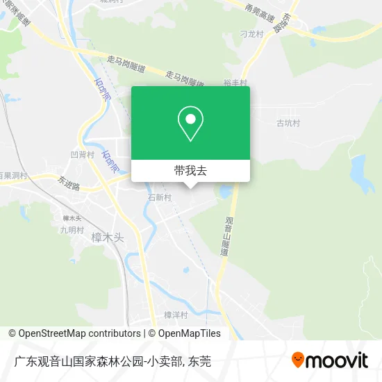 广东观音山国家森林公园-小卖部地图