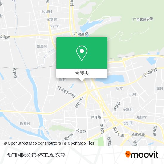 虎门国际公馆-停车场地图