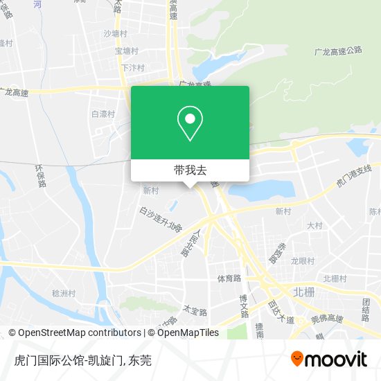 虎门国际公馆-凯旋门地图