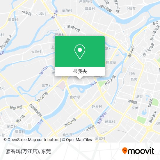 嘉香鸡(万江店)地图