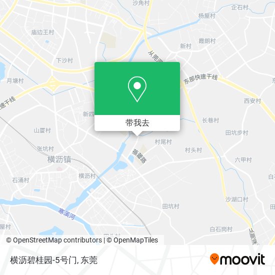 横沥碧桂园-5号门地图