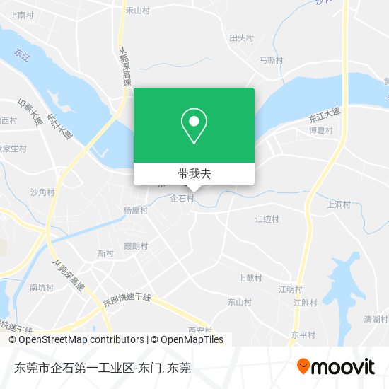 东莞市企石第一工业区-东门地图
