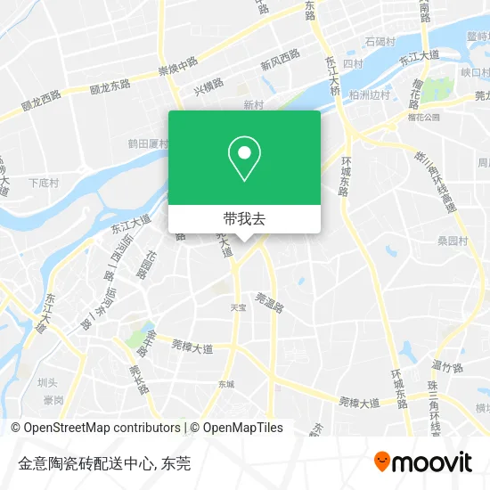金意陶瓷砖配送中心地图