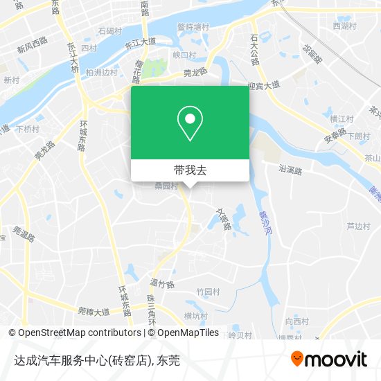 达成汽车服务中心(砖窑店)地图